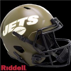 New York Jets  Replica Full Size Speed Style Salute To Service Helmet