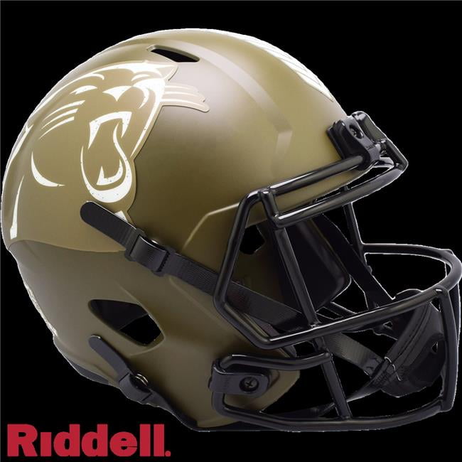Carolina Panthers  Replica Full Size Speed Style Salute To Service Helmet