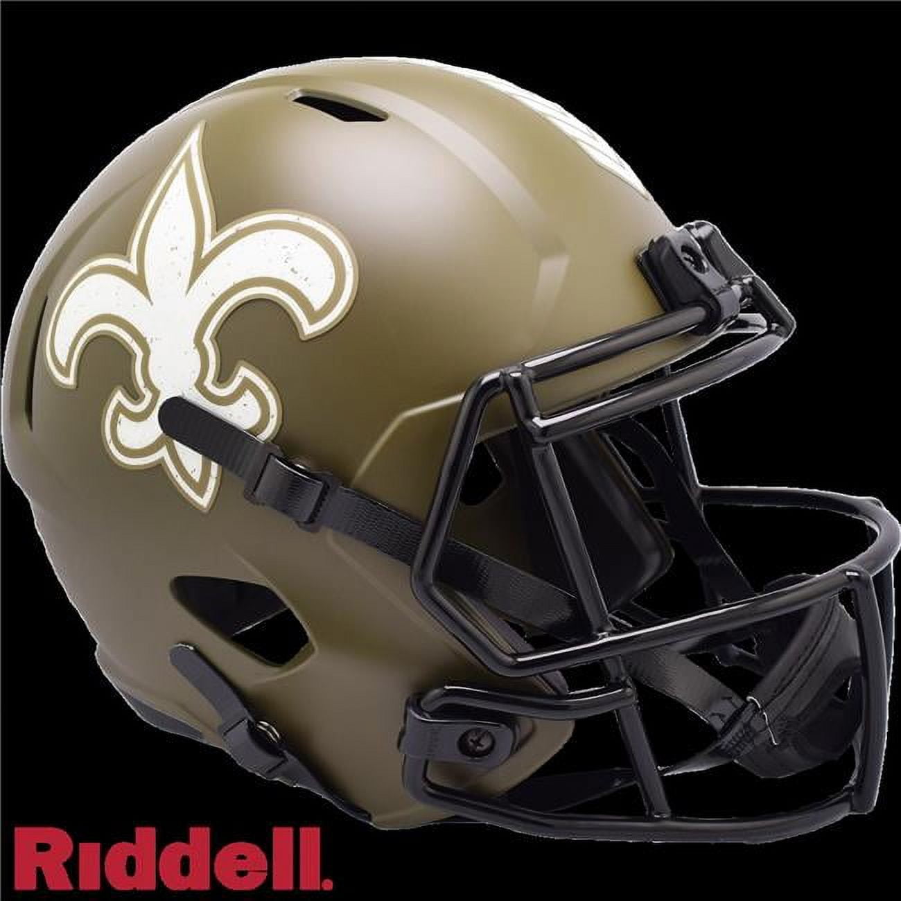 New Orleans Saints  Replica Full Size Speed Style Salute To Service Helmet