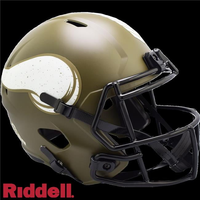 Minnesota Vikings  Replica Full Size Speed Style Salute To Service Helmet