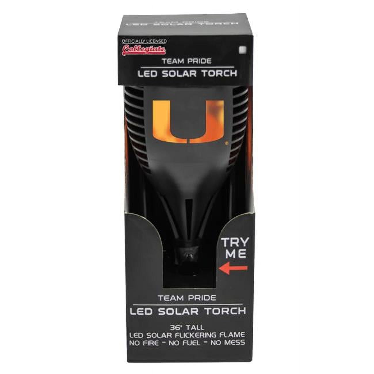 1002805715 Miami Hurricanes Solar LED Torch