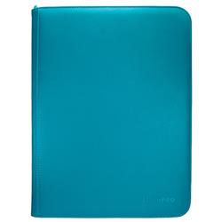 Vivid 9 Pocket Zippered PRO-Binder, Teal