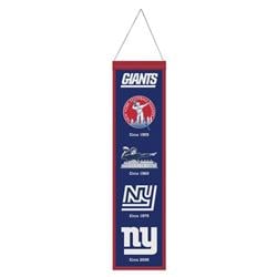 8 x 32 in. NFL New York Giants Wool Heritage Evolution Design Banner
