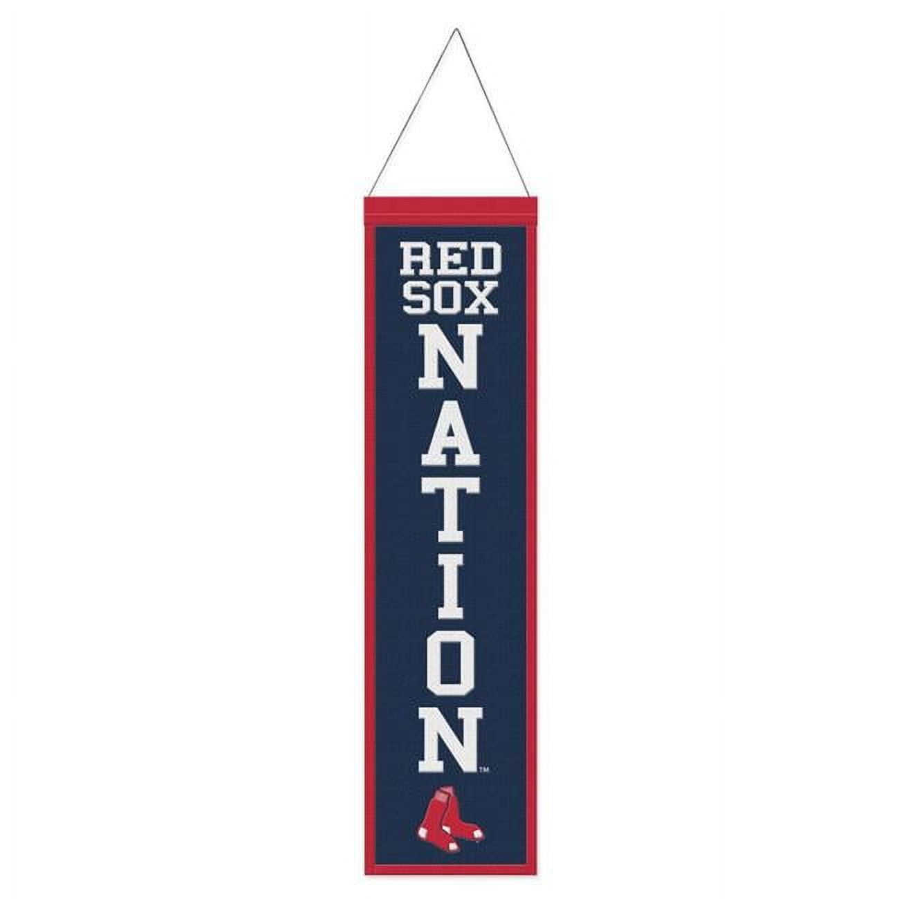 8 x 32 in. Heritage Slogan Design Boston Red Sox Wool Banner