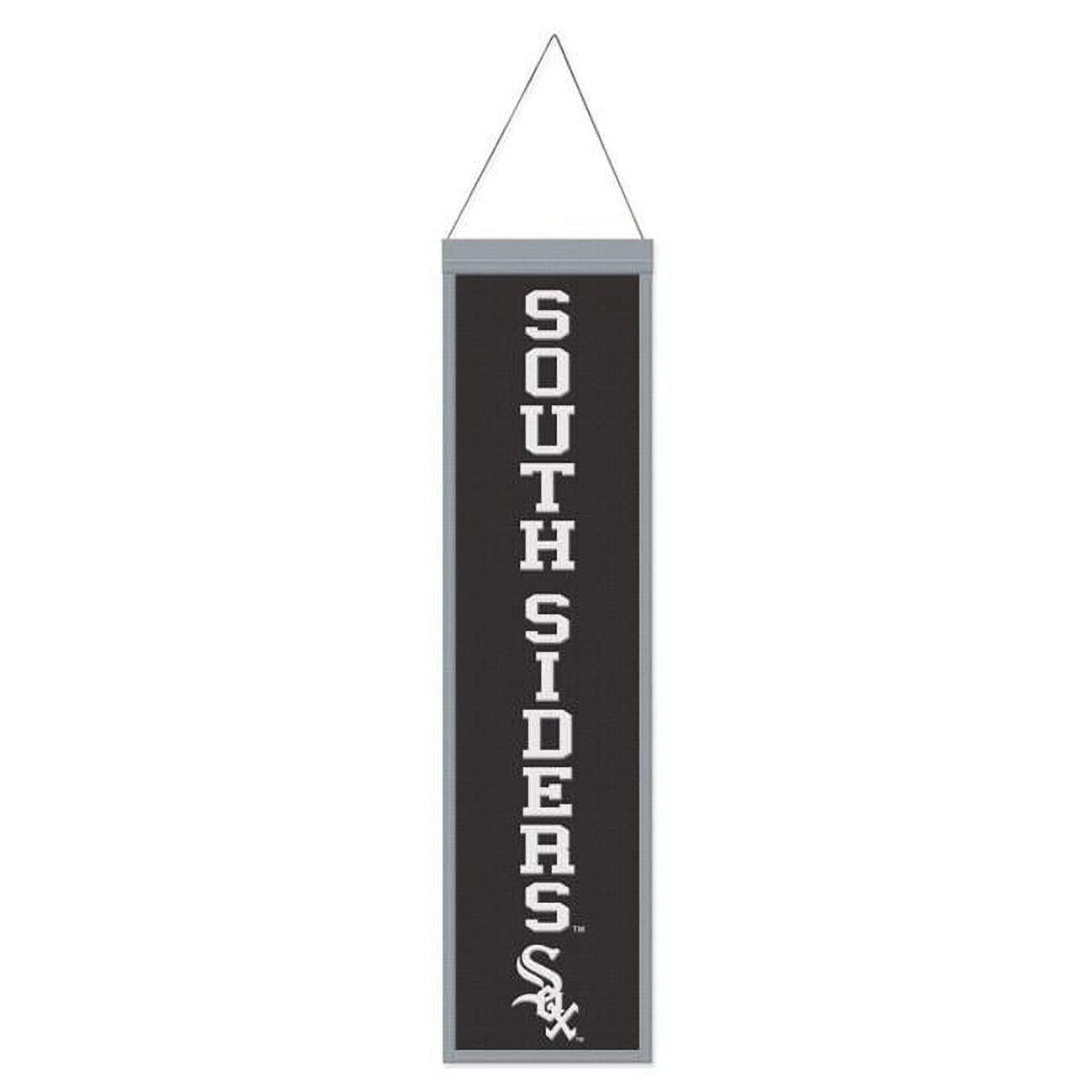 8 x 32 in. Heritage Slogan Design Chicago White Sox Wool Banner