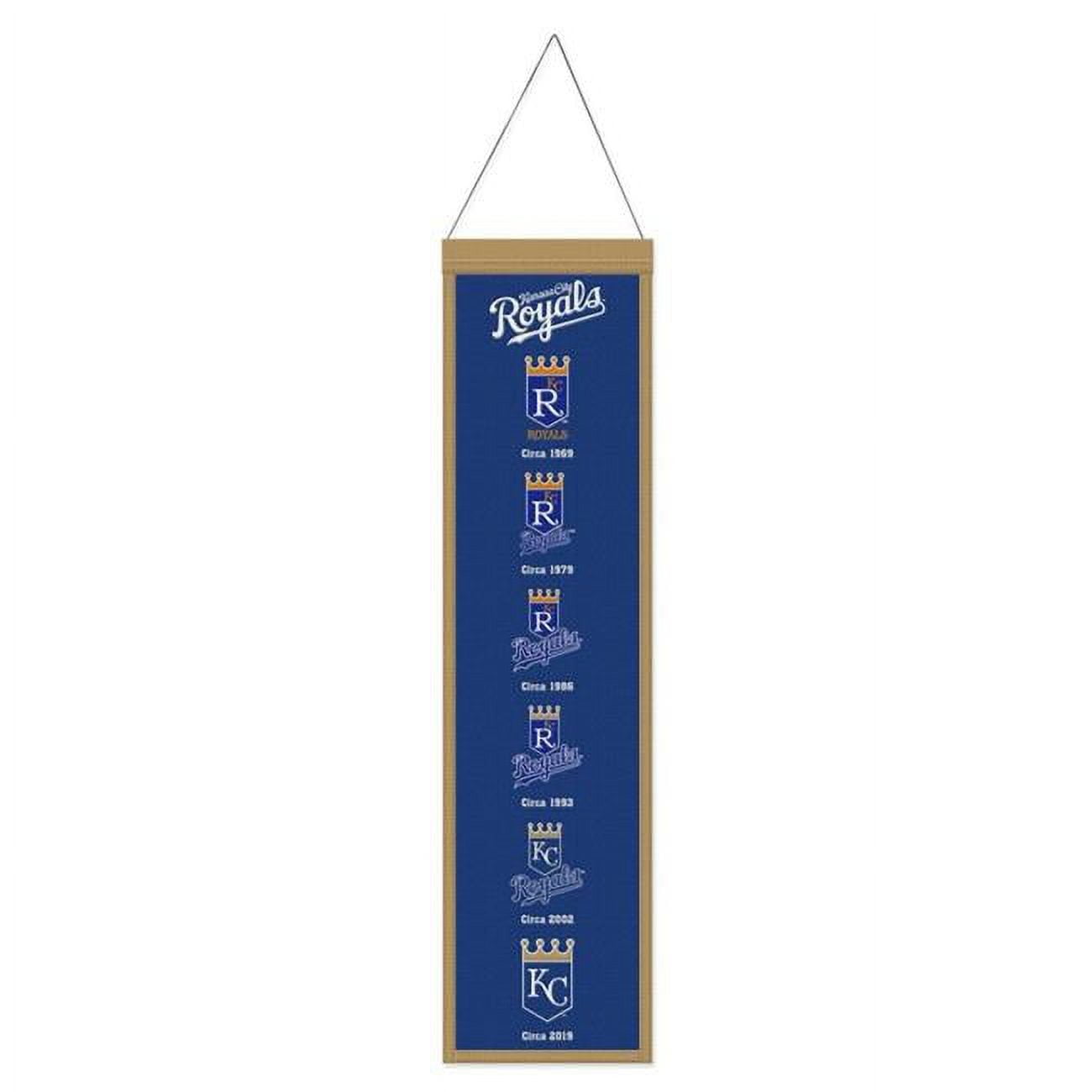 8 x 32 in. Kansas City Royals Wool Heritage Evolution Design Banner