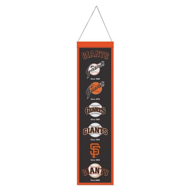 8 x 32 in. San Francisco Giants Wool Heritage Evolution Design Banner