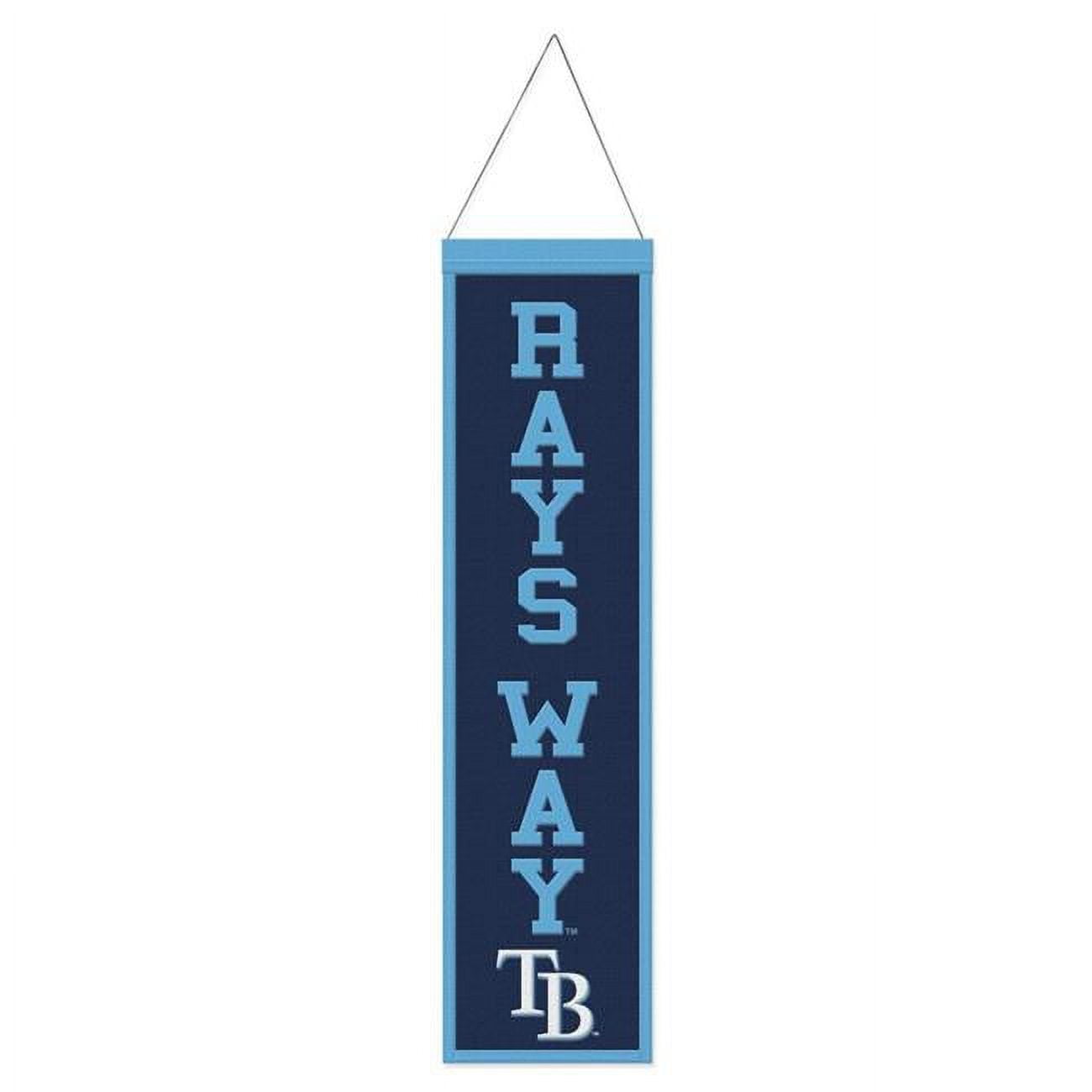 8 x 32 in. Heritage Slogan Design Tampa Bay Rays Wool Banner