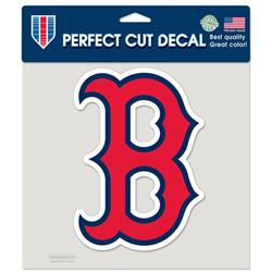 3208587148 8 x 8 in. MLB Boston Red Sox Perfect Cut Color B Logo Decal