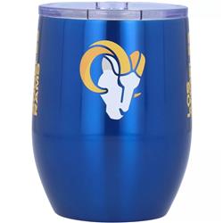 16 oz NFL Los Angeles Rams Stainless Steel Curve Travel Tumbler