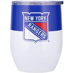 629392899 16 oz NHL New York Rangers Stainless Steel Curved Travel Tumbler