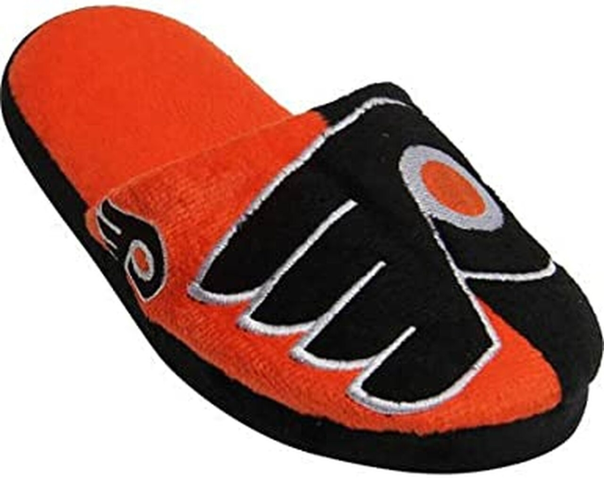 8934508562-L Philadelphia Flyers Slipper - Split Color Slide - Large - 2 Piece
