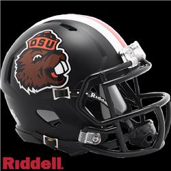 Oregon State Beavers  Replica Mini Speed Style Helmet, Satin Black