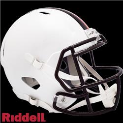 9585563866 Cleveland Browns Riddell Replica Speed Style On-Field Alternate 2023 White Out Helmet - Full Size