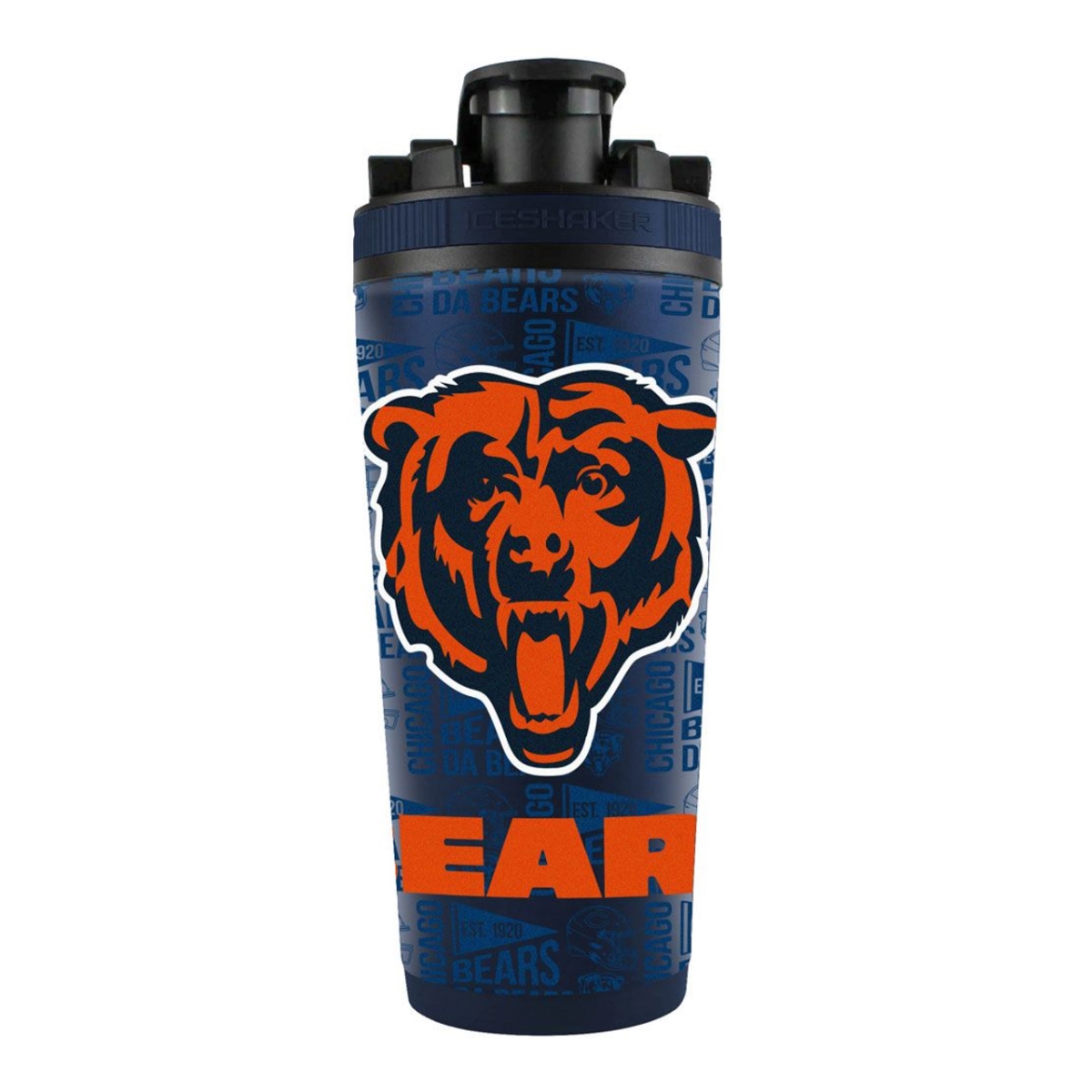 1094312561 26 oz Stainless Steel Chicago Bears Ice Shaker
