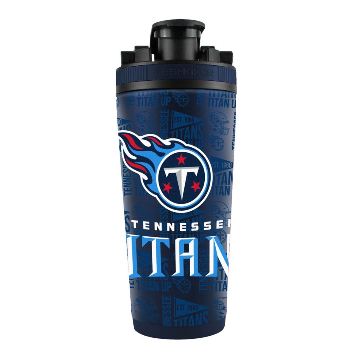 1094312586 26 oz Stainless Steel Tennessee Titans Ice Shaker