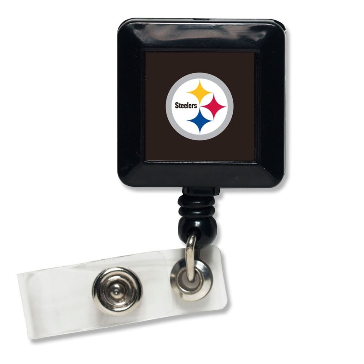3208514139 Pittsburgh Steelers Retractable Square Decal Holder