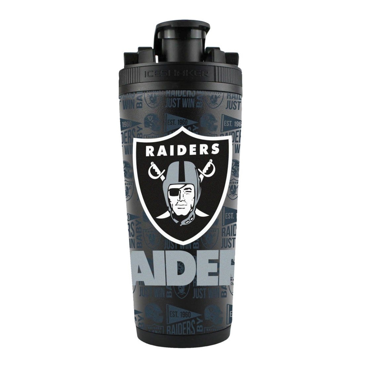 1094312491 26 oz Stainless Steel Las Vegas Raiders Ice Shaker