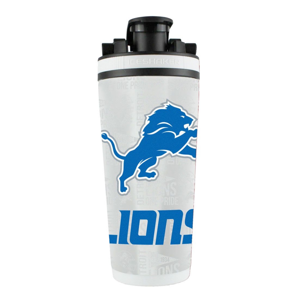 Ice Shaker WinCraft Detroit Lions 26oz. 4D Stainless Steel Ice Shaker Bottle