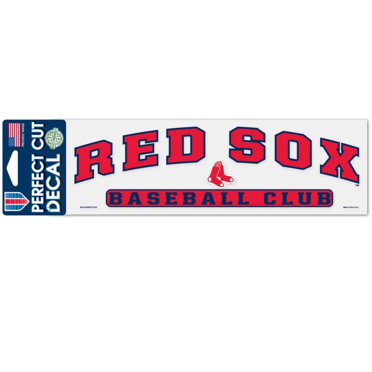 3208532180 3 x 10 in. Perfect Cut Color Boston Red Sox Decal