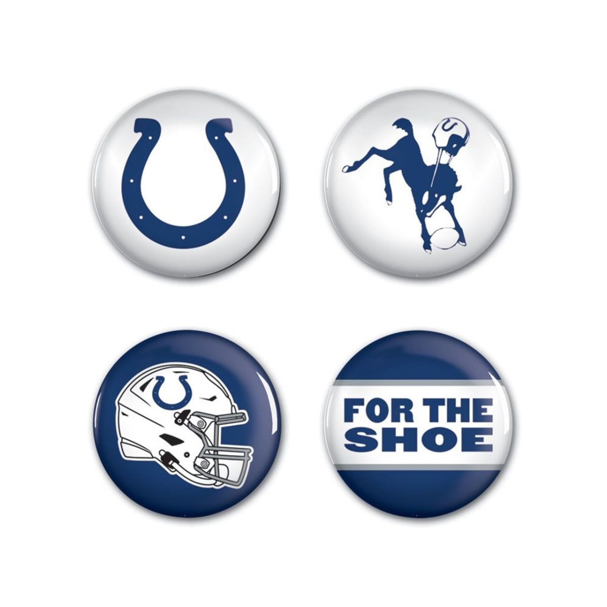 3208588807 Indianapolis Colts Buttons, Pack of 4