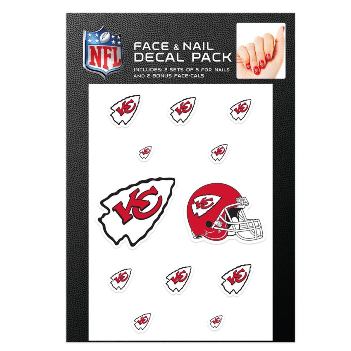 652405577 Kansas City Chiefs Nail Cals