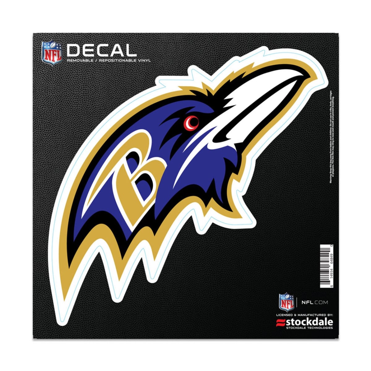 1493464849 6 x 6 in. All Surface Logo Baltimore Ravens Decal