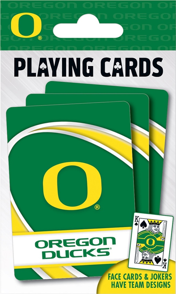 Picture of Masterpieces Puzzle 598801168 Oregon Ducks Playing Cards Logo