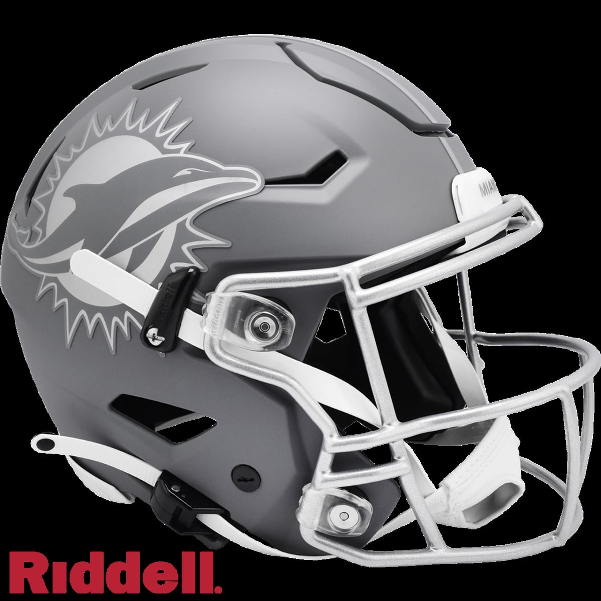 9585562942 NFL Miami University Authentic Full Size Speed Flex Style Slate Alternate Dolphins Helmet