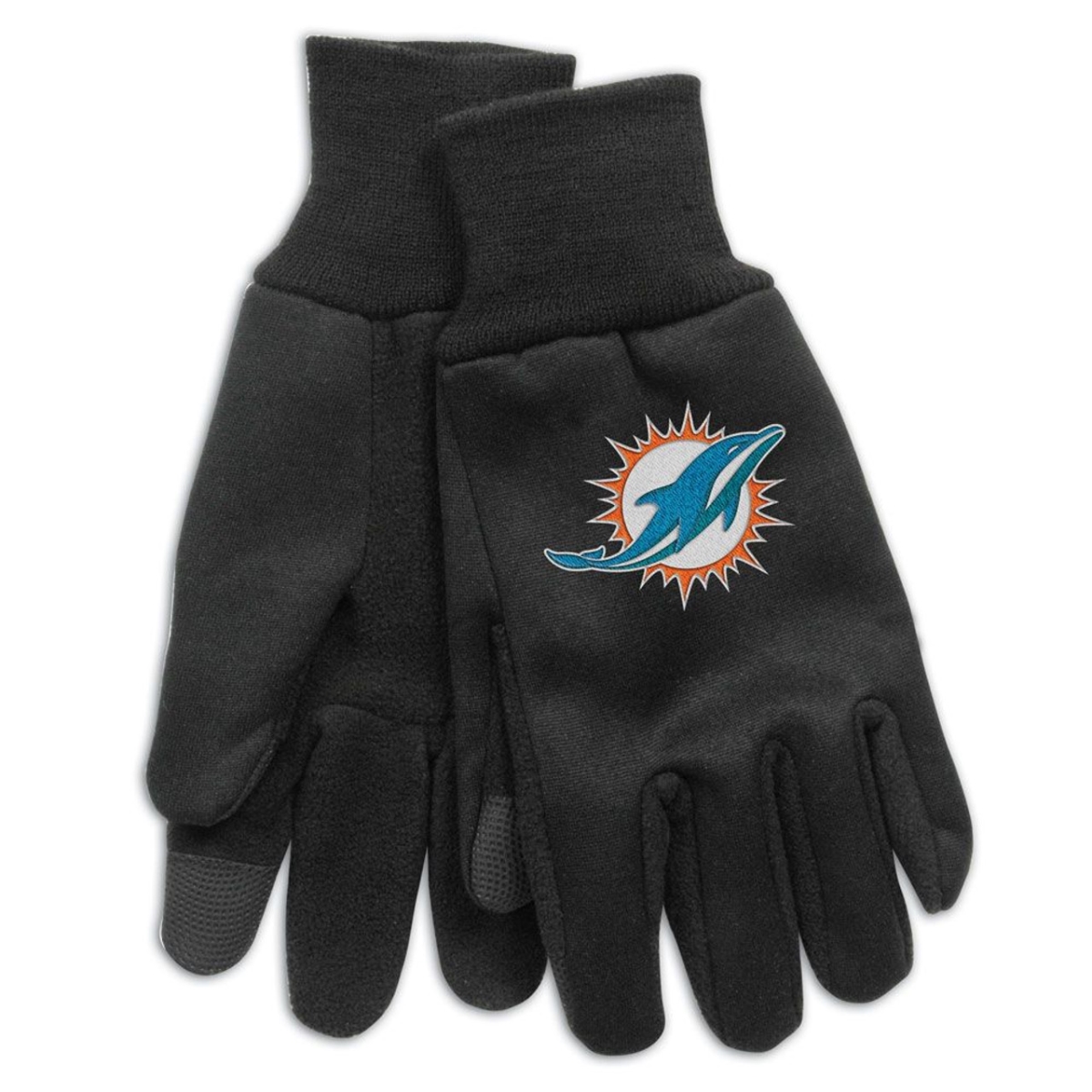 9960616682 Technology Style Adult Size Miami Dolphins Gloves