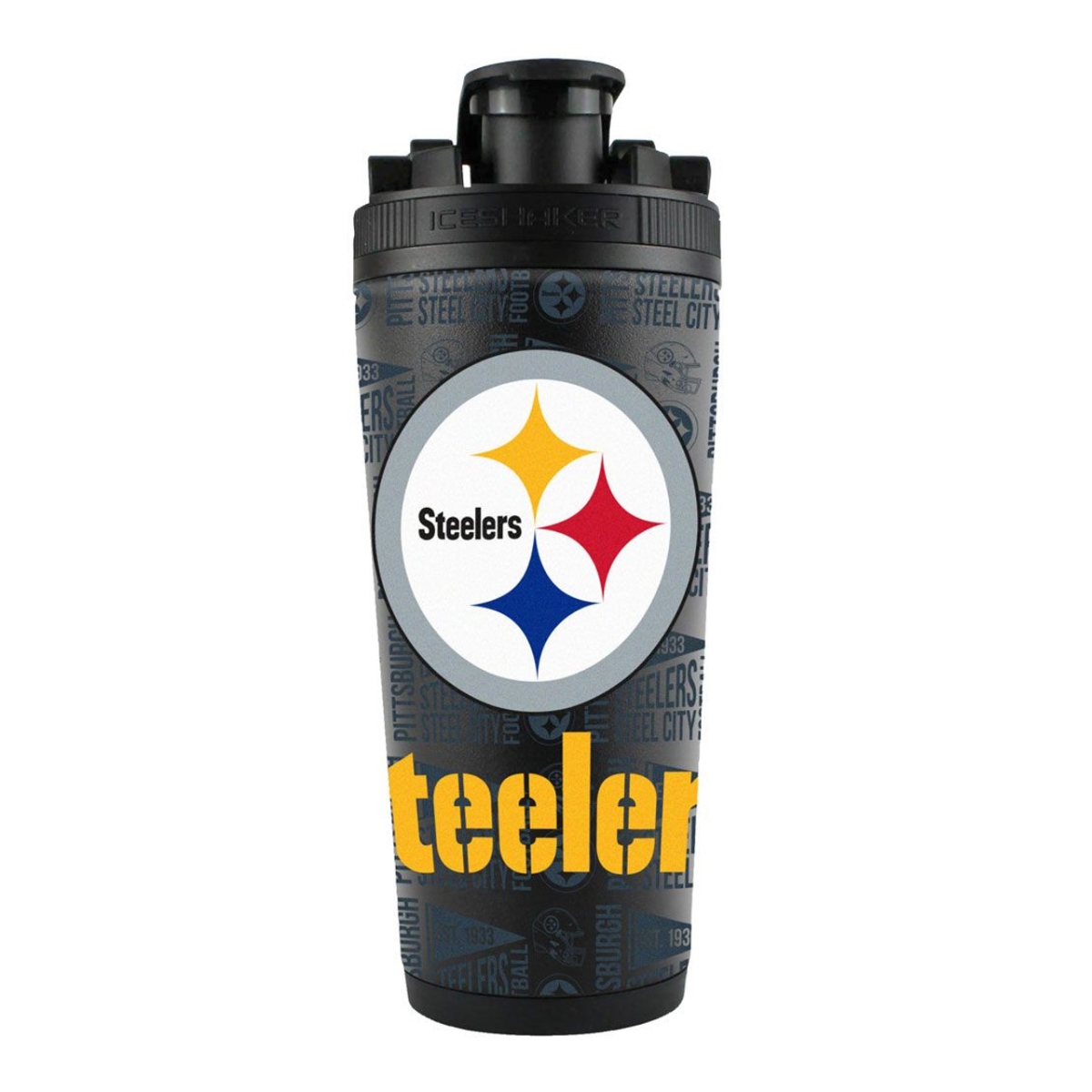 26 oz Stainless Steel Pittsburgh Steelers Ice Shaker