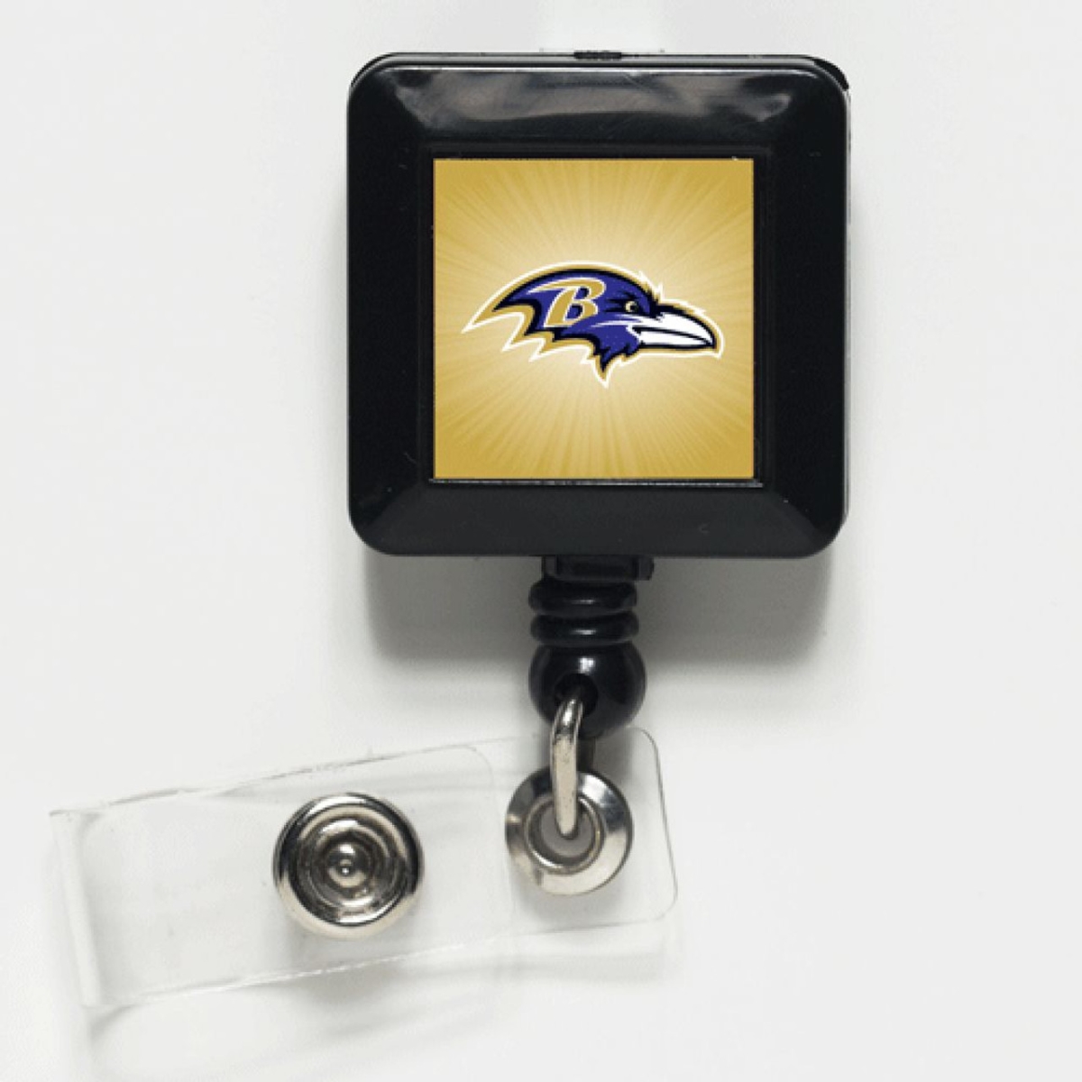 3208514123 Baltimore Ravens Retractable Square Decal Holder