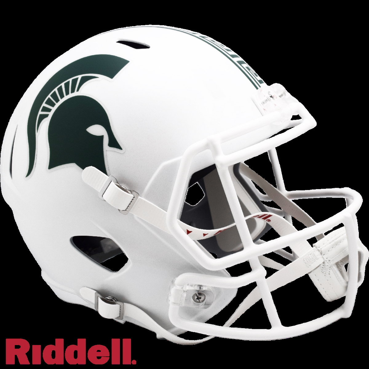 9585587849 Full Size Speed Style White Michigan State Spartans Helmet  Replica
