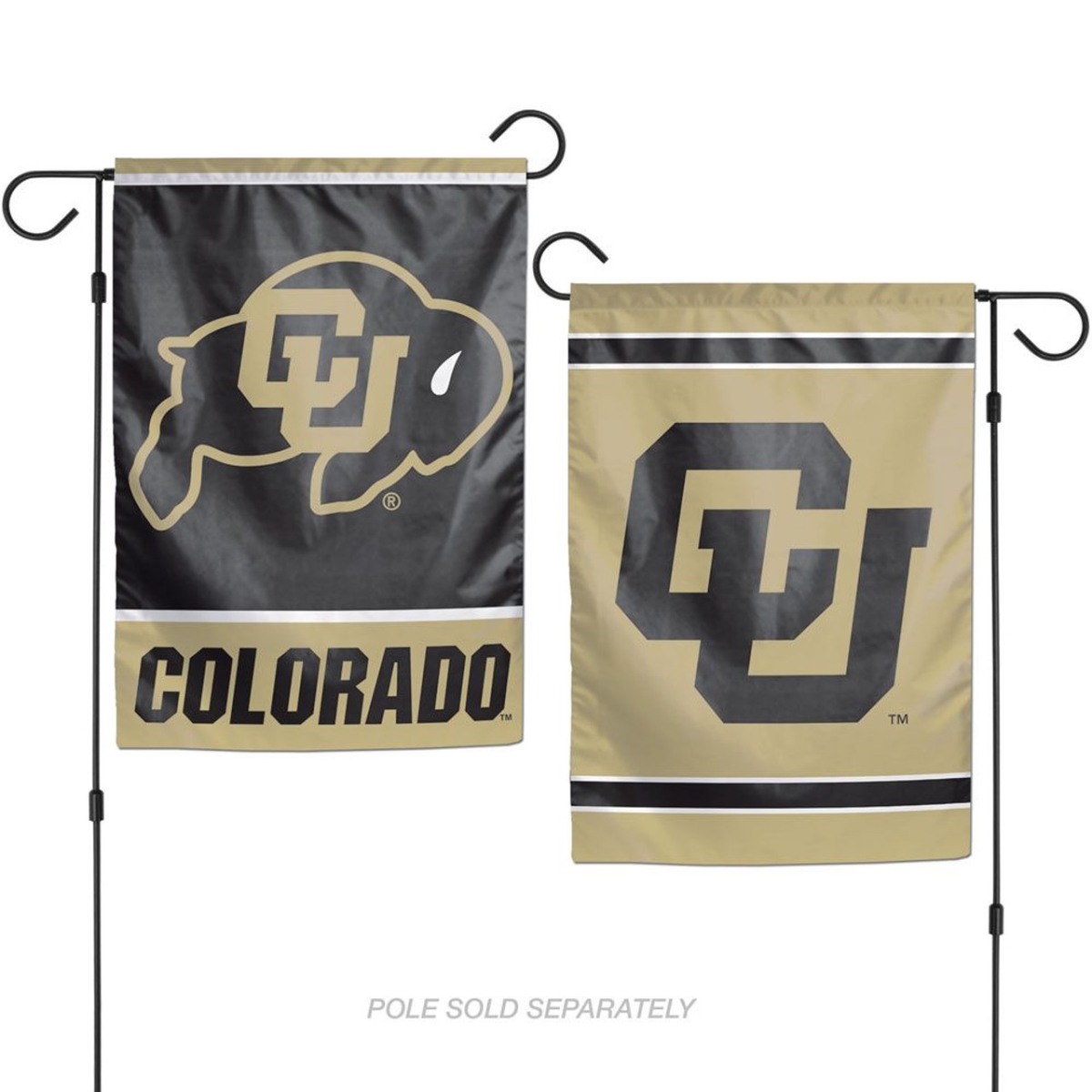 3208549713 12 x 18 in. Garden Style 2 Sided Colorado Buffaloes Flag