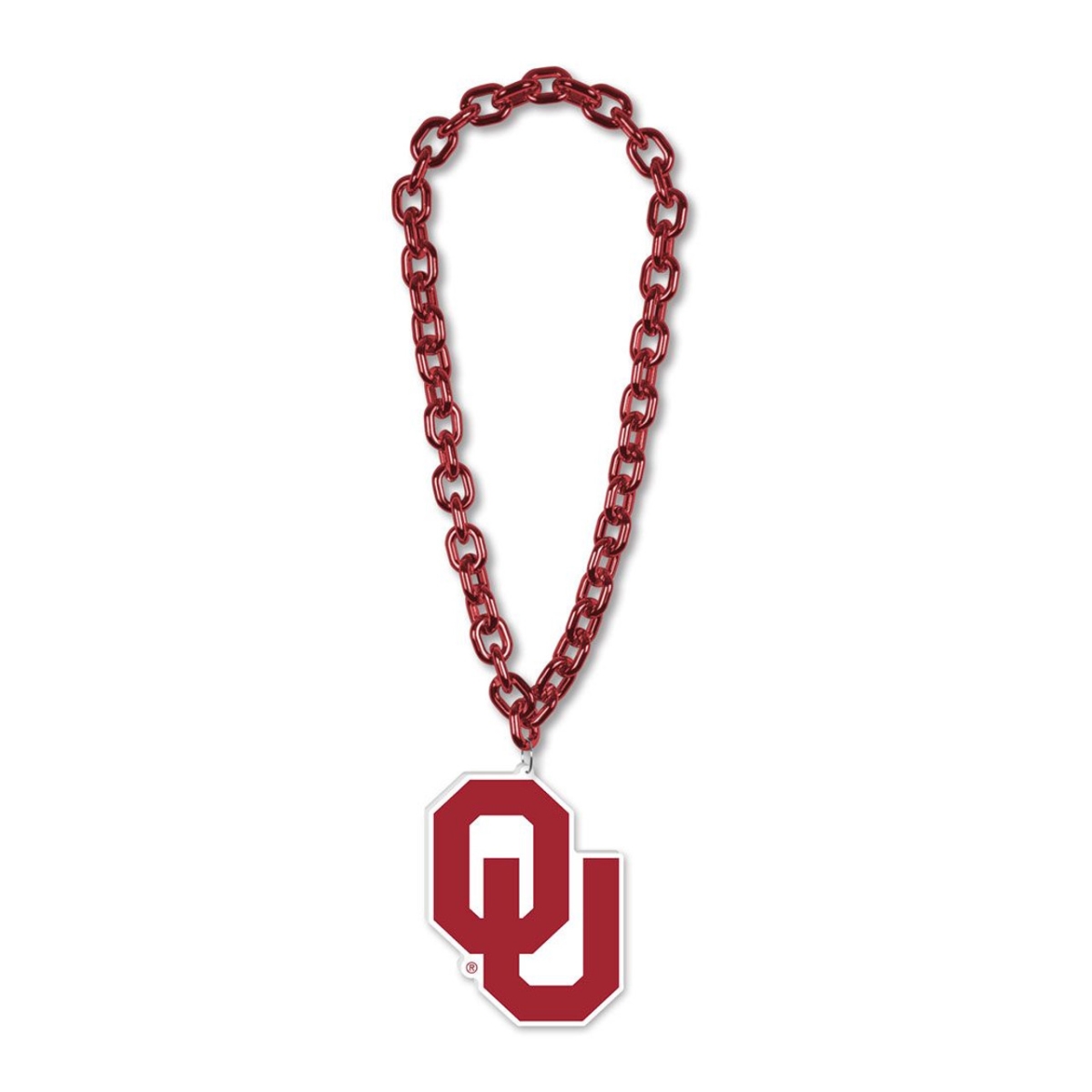 9416613421 Oklahoma Sooners Necklace Big Fan Chain