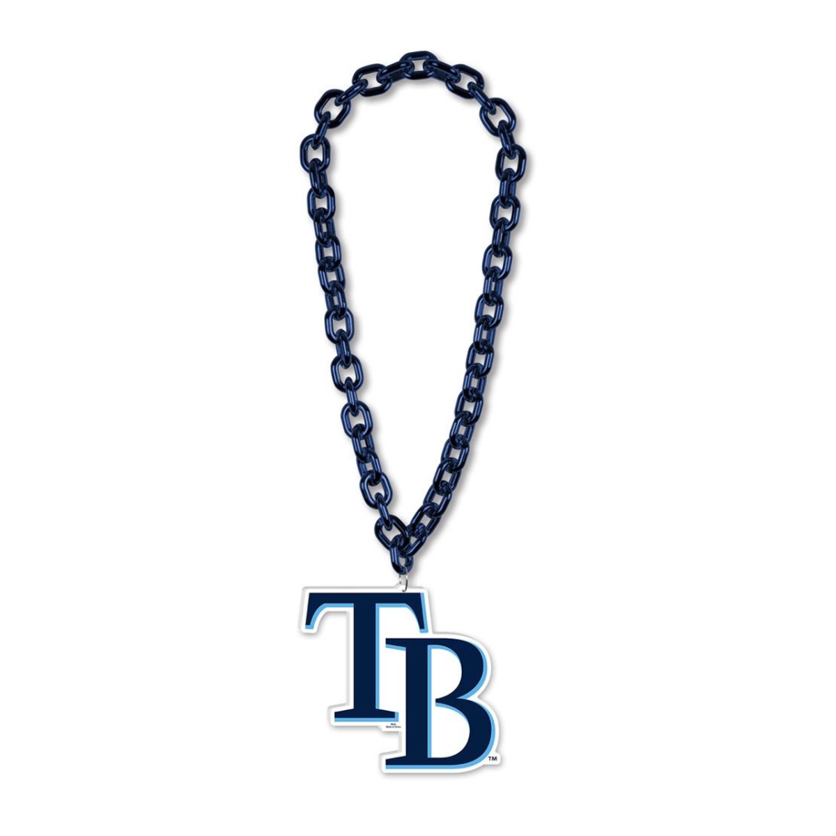9416629582 38 in. Tampa Bay Rays Necklace Big Fan Chain