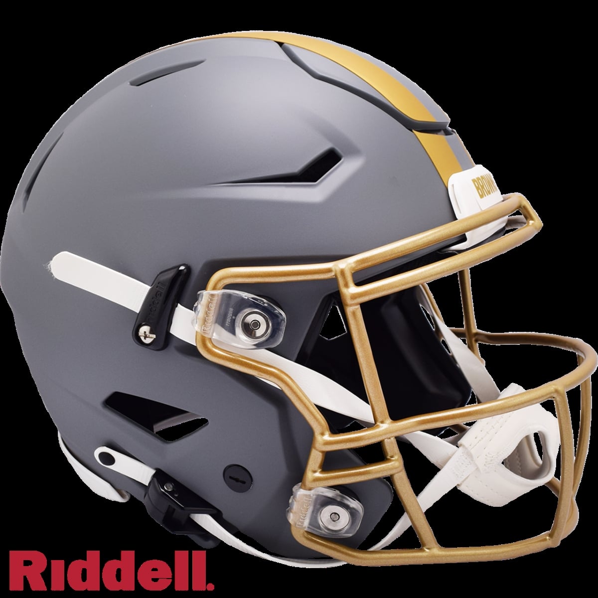 9585562935 NFL Cleveland State University Authentic Full Size Speed Flex Style Slate Alternate Browns Helmet