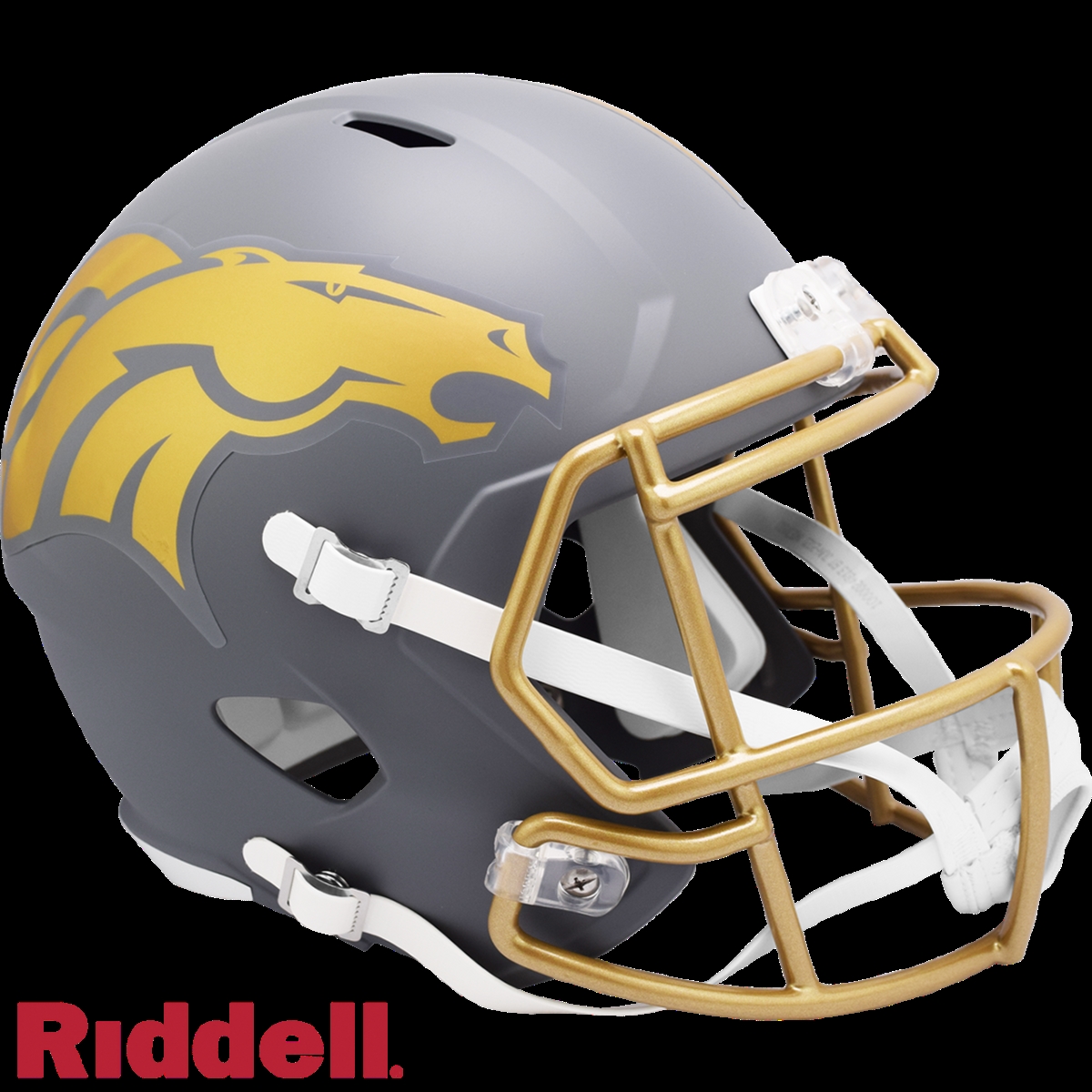 9585563041 Full Size Speed Style Slate Alternate Denver Broncos Helmet  Replica