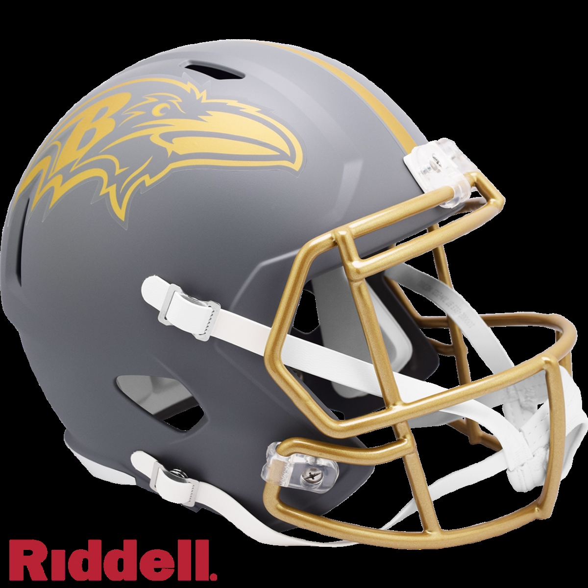 9585563086 Full Size Speed Style Slate Alternate Baltimore Ravens Helmet  Replica