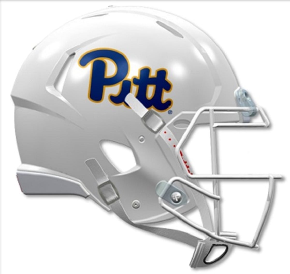 9585590416 Pittsburgh Panthers Replica Mini Speed Style Helmet - White
