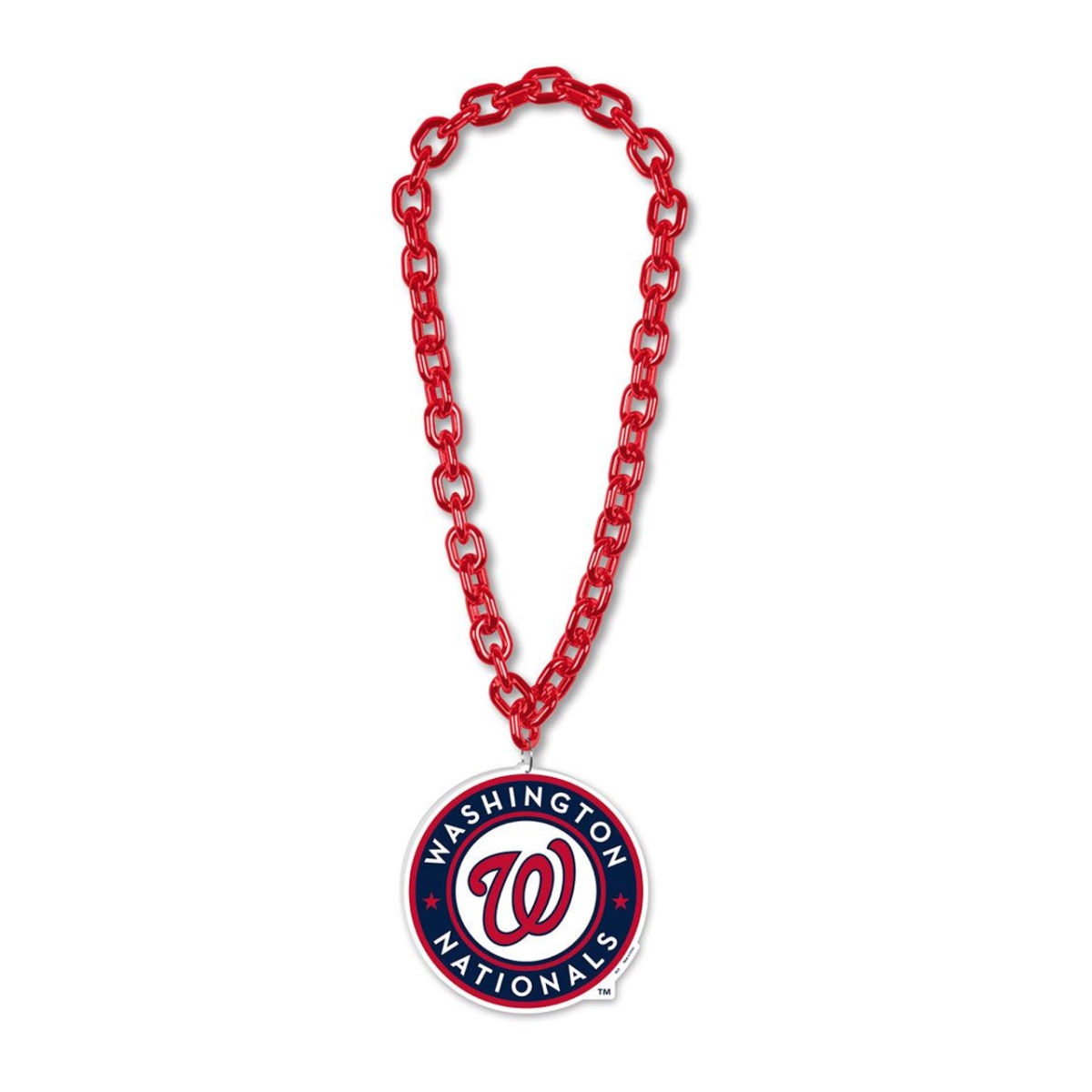Picture of Wraft Fanatics 9416629568 Washington Nationals Necklace Big Fan Chain