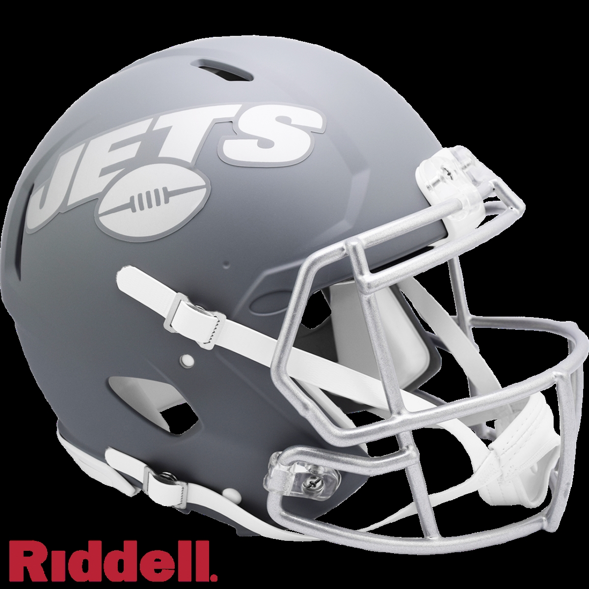 9585562981 York Jets  Authentic Full Size Speed Style Slate Alternate Helmet