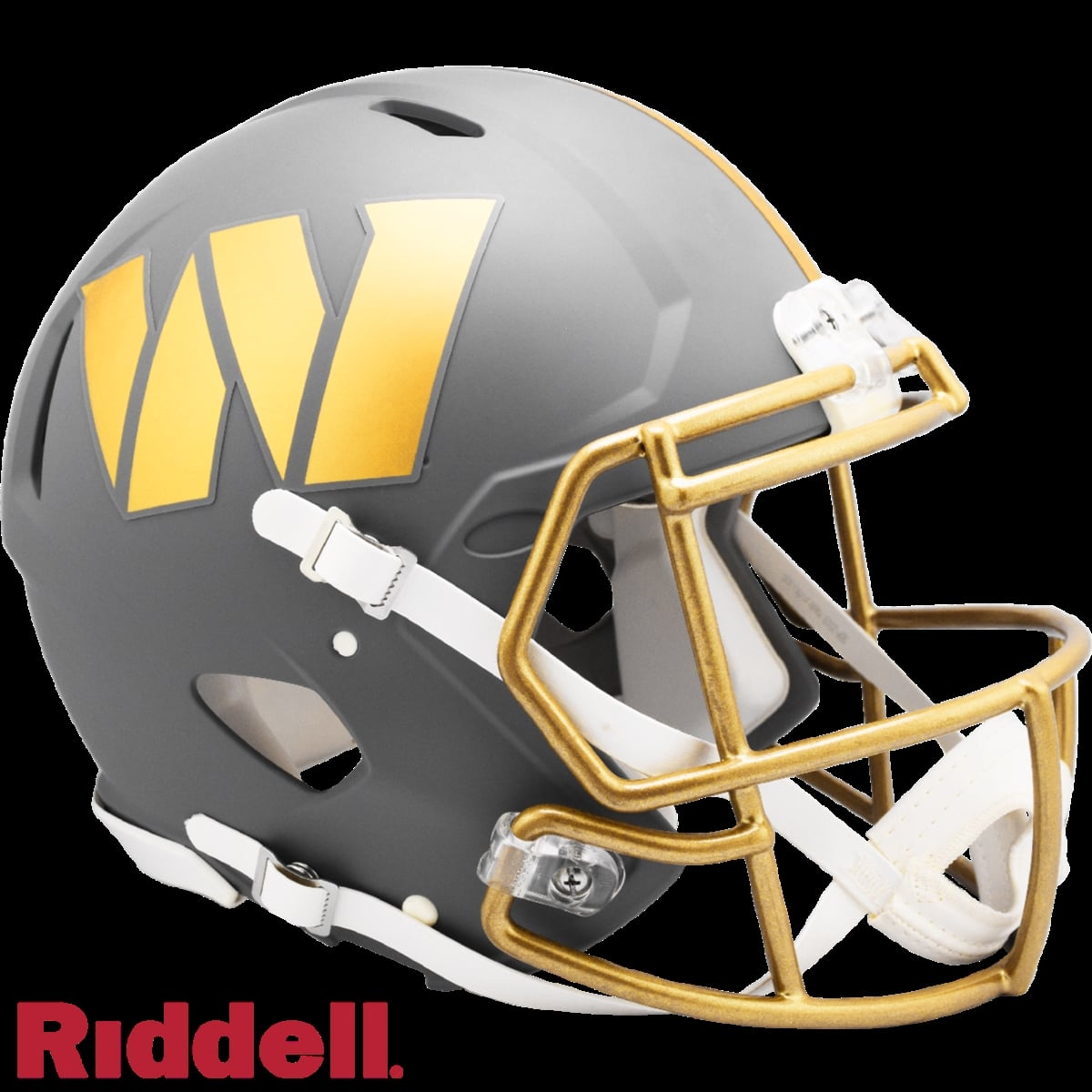 9585562995 NFL Washington University Authentic Full Size Speed Style Slate Alternate Commanders Helmet