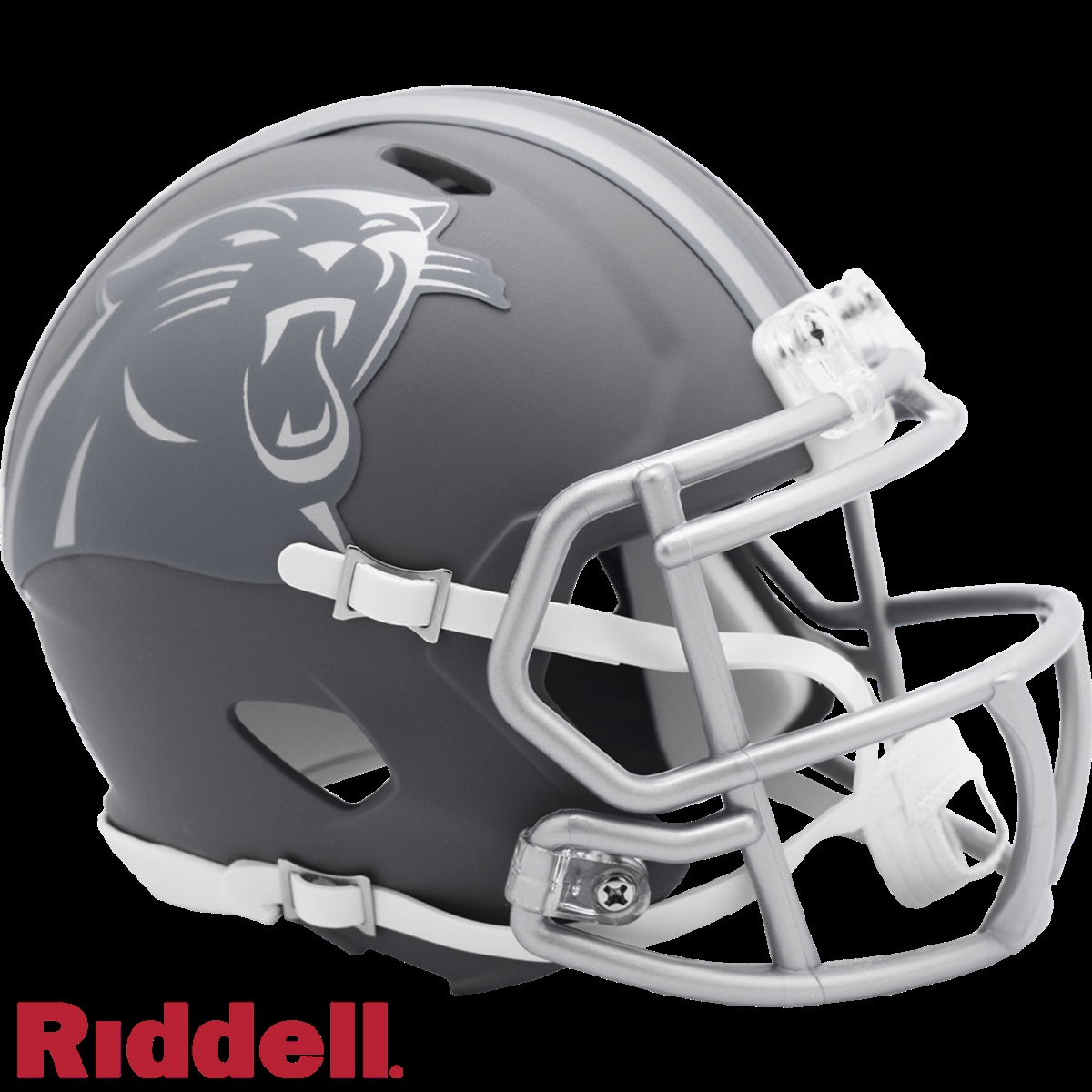 9585563146 Carolina Panthers  Replica Mini Speed Style Slate Alternate Helmet
