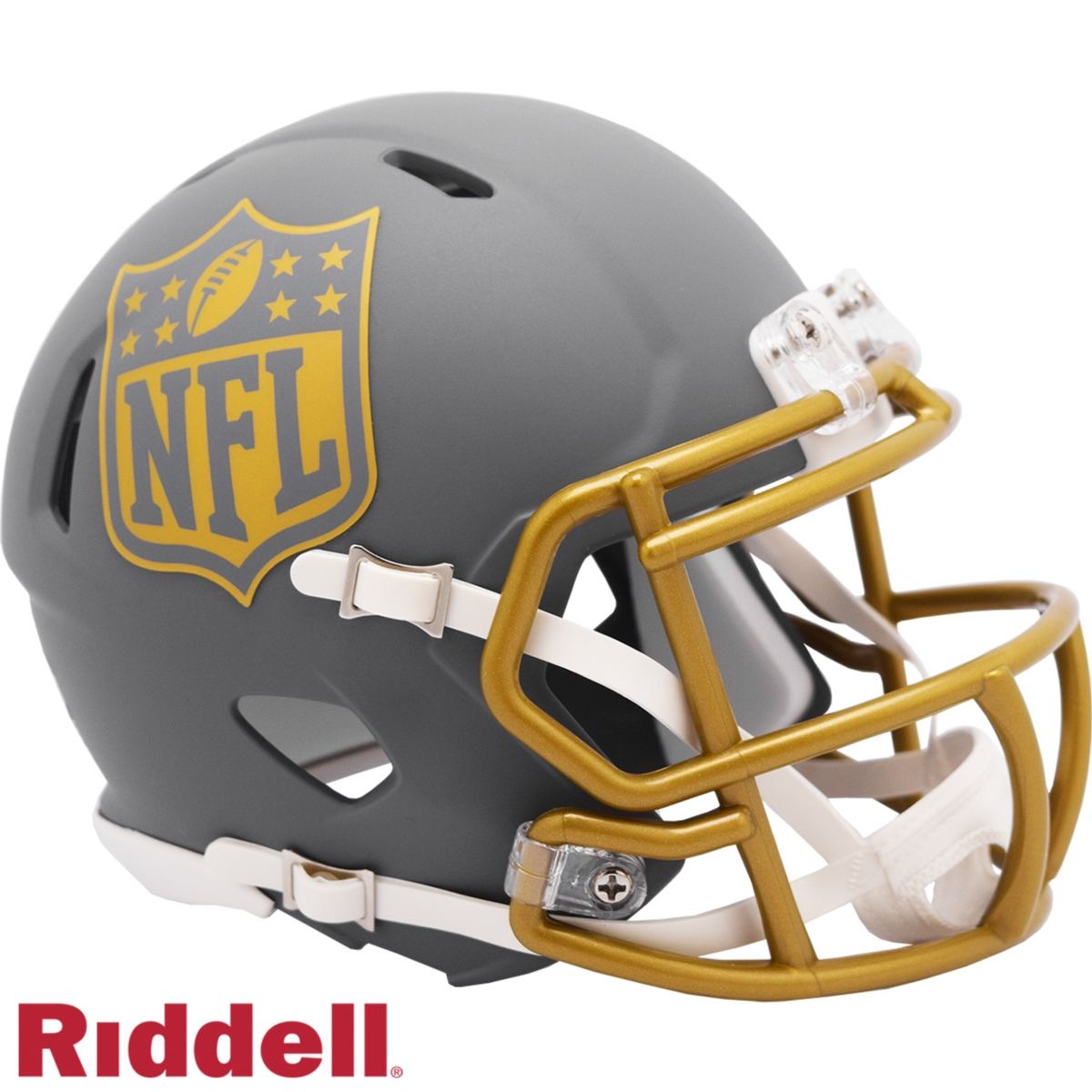9585563159 Nfl Shield Replica Mini Speed Helmet - Slate