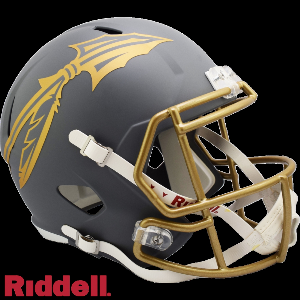 9585587855 Florida State Seminoles  Replica Full Size Speed Style Slate Alternate Helmet