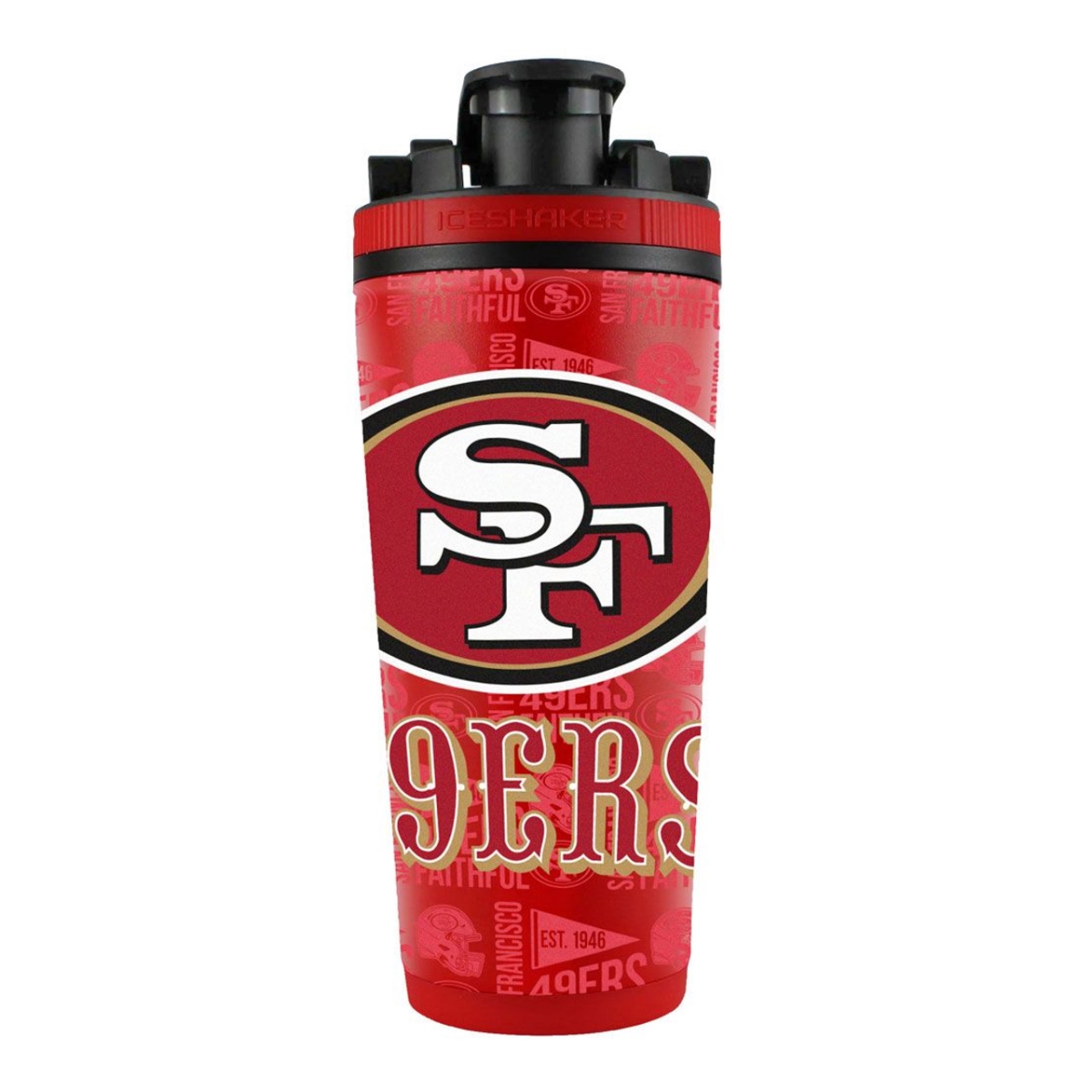1094312484 26 oz San Francisco 49ers Ice Shaker - Stainless Steel