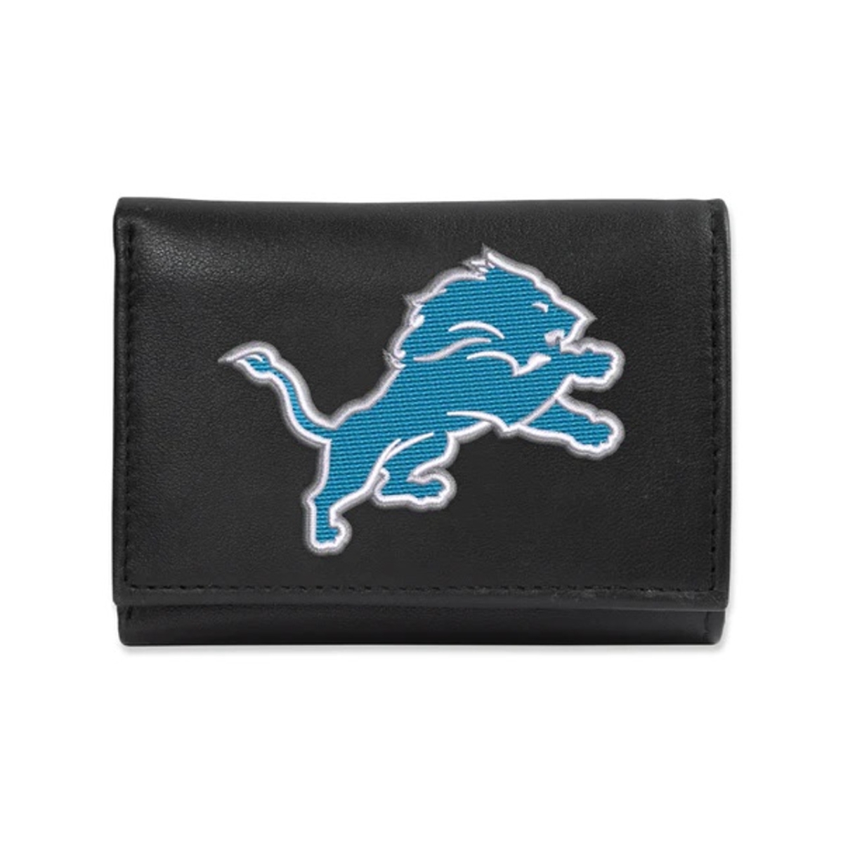 Picture of Rico Industries 1140744811 Detroit Lions Trifold Leather Embroidered Alternate Wallet