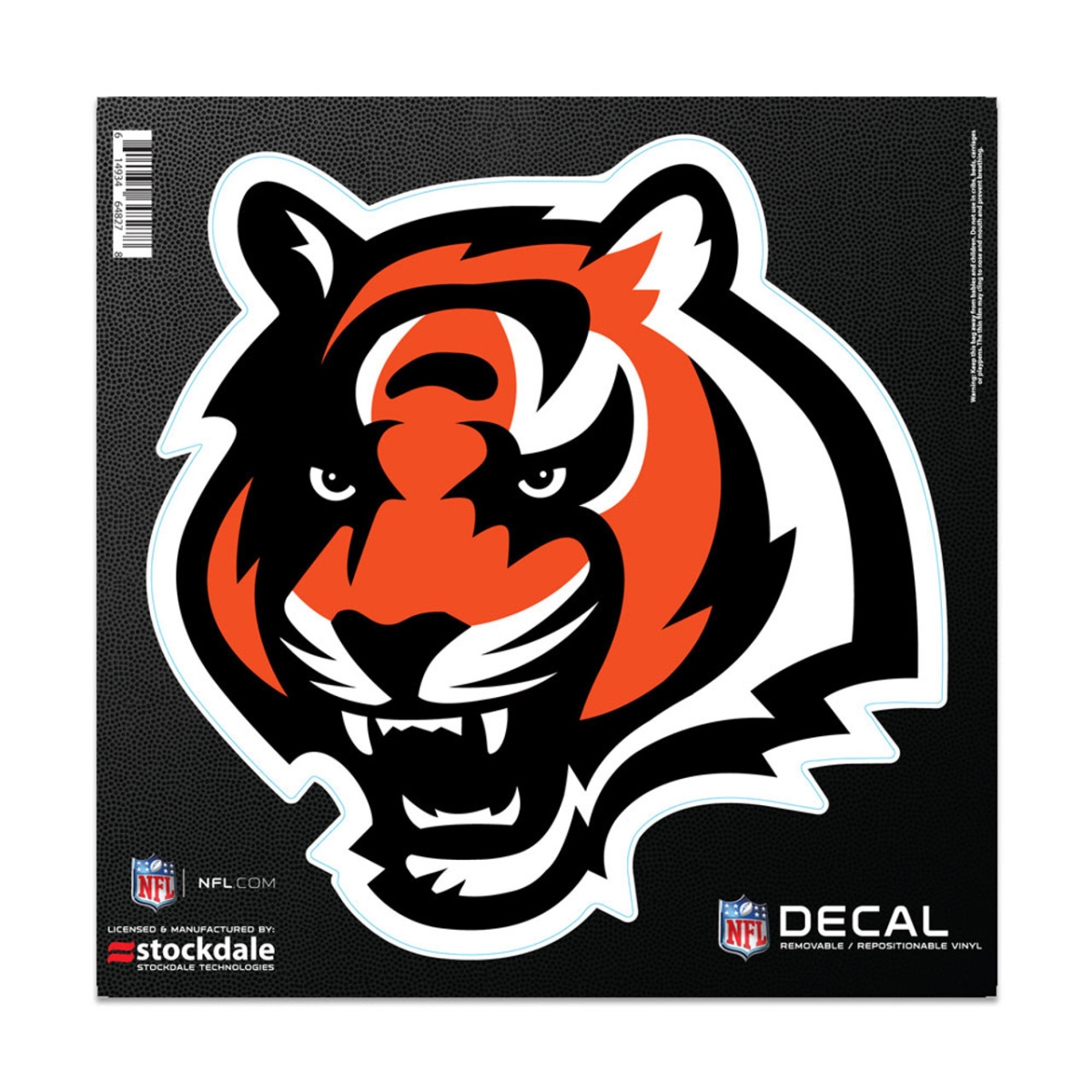 1493464827 6 x 6 in. Cincinnati Bengals All Surface Logo Decal