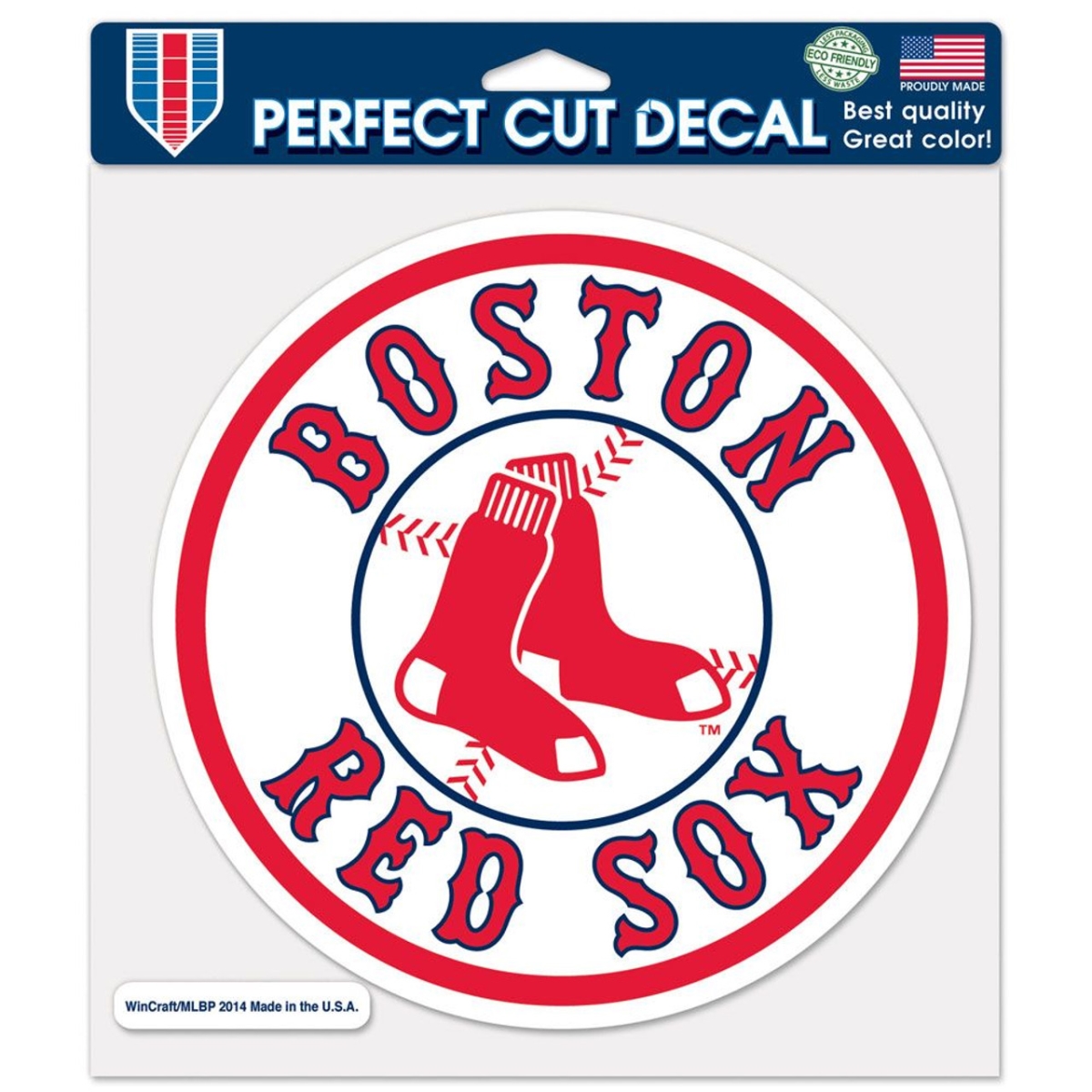 3208523142 8 x 8 in. MLB Boston Red Sox Perfect Cut Color Alternate Logo Decal Stickers